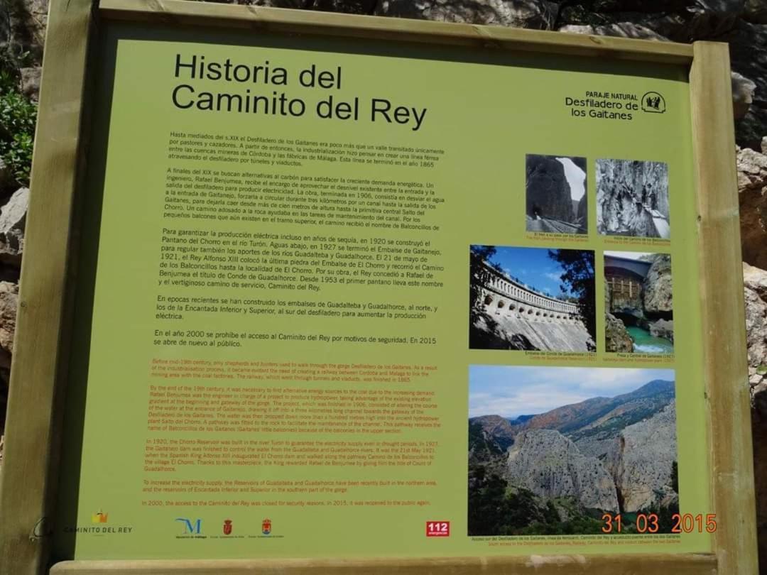 Alojamiento Rural El Paraiso Del Chorro Kültér fotó