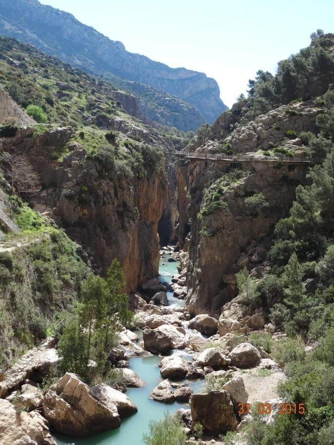 Alojamiento Rural El Paraiso Del Chorro Kültér fotó
